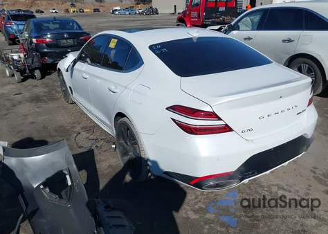 2022 Genesis G70 3.3T Awd из США, поврежденный, VIN KMTG54TE3NU085397
